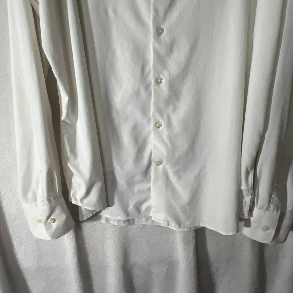Peter Millar Summer Comfort Performance Button Down Shirt White Nationals - XL - Picture 12 of 16